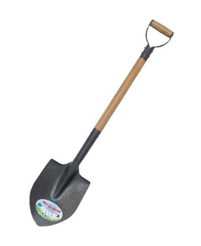 ROUND SHOVEL WOODEN HANDLE