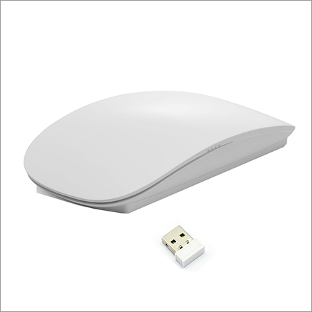 2.4g Slim Optical Wireless Mouse With Touch Scroll Wheel For Apple Laptop Pc