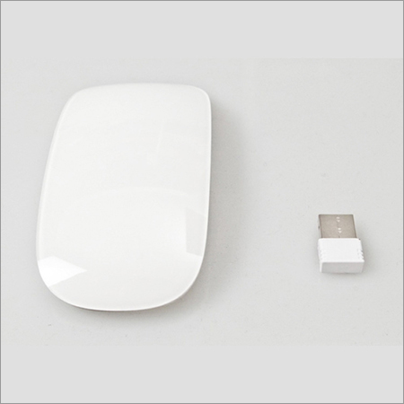 2.4g Slim Optical Wireless Mouse With Touch Scroll Wheel For Apple Laptop Pc