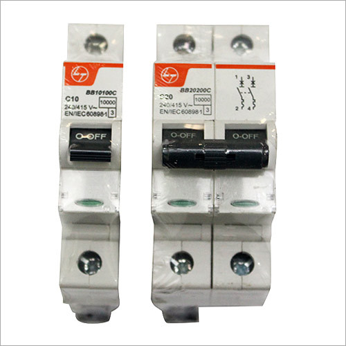 MCB C10-20 - 110-440 Volt Supply, White Color, 100-500 Grams Weight | Electric Motor Application