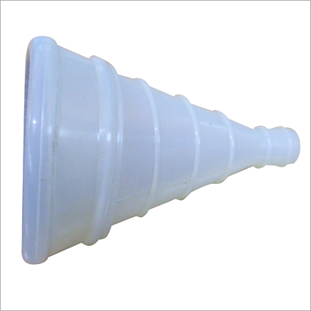 White Silicone Funnel