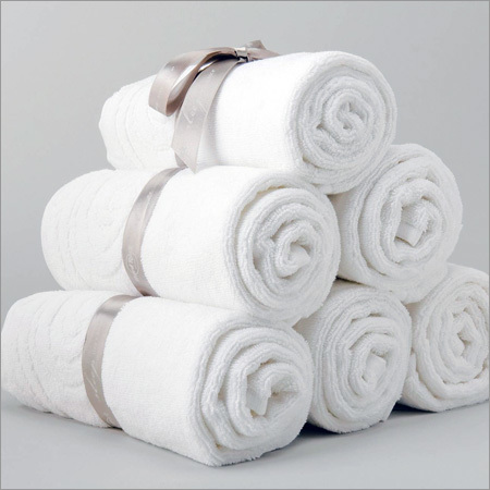 Bath Towel - Cotton, 30x60 Inch, White | Soft Texture, Rectangular Shape, Skin Friendly, Stylish Design by Craftola