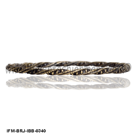 Wonder  Walk -Brass Bangle Size: Width Of Bangle-4 Mm