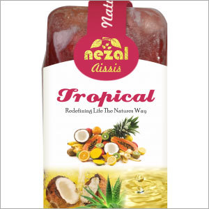 Tropical Herbal Bathing Soap - Natural Pearl Infusion, Fruity Aroma, Luxurious Handmade Experience