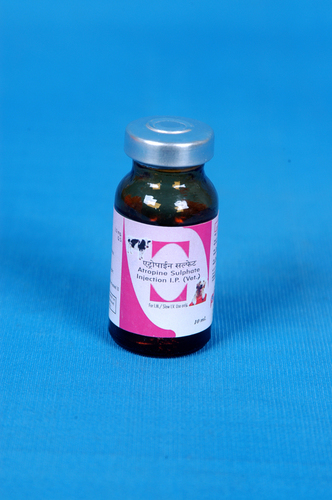 Atropine Sulphate Injection - 1 mg/ml Concentration, 10 ml Sterile Glass Vial | Refrigerate for Optimal Storage