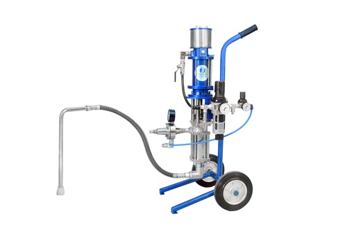 ब्लू पेंट ट्रांसफर पंप