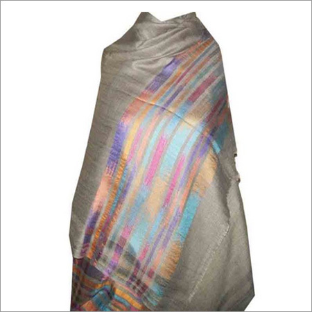 Printed Wool Silk Shawls - 80% Wool, 20% Silk, 70 Cm Width & 200 Cm Length | Unisex, Machine Made, Elegant Design For All Occasions