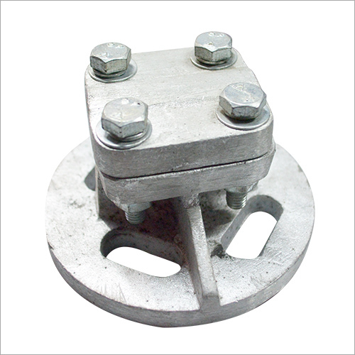 Post Clamp - Aluminum, 25.4 - 50.8 Length, White Color | Durable Finish, Rust Protection, Dimensional Accuracy, Secure Cable Fastening