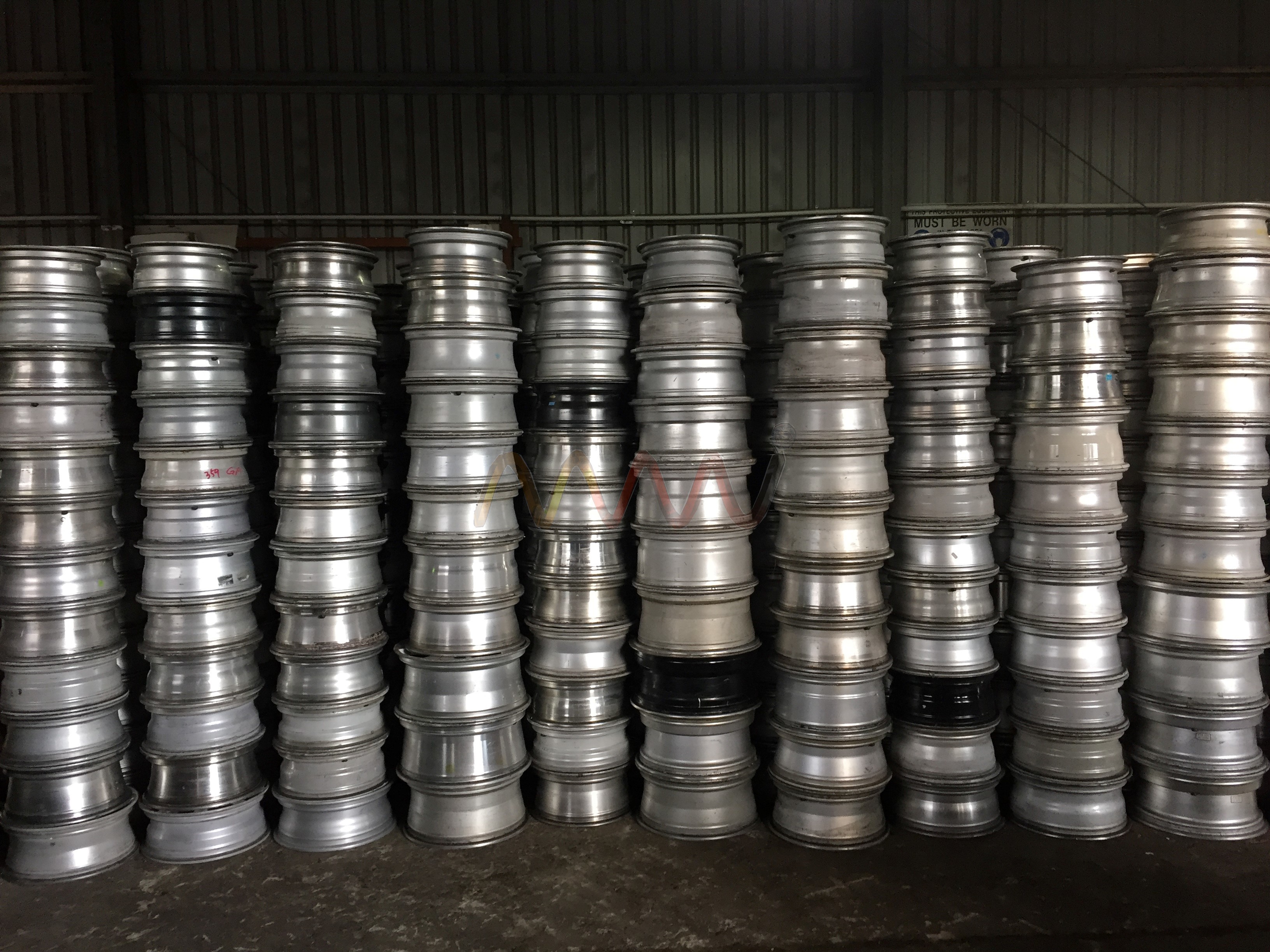 Aluminum Wheels Troma - Alloy Aluminum Scrap, Rust Proof & Lightweight | Impurities Free, Quick Recycling Process