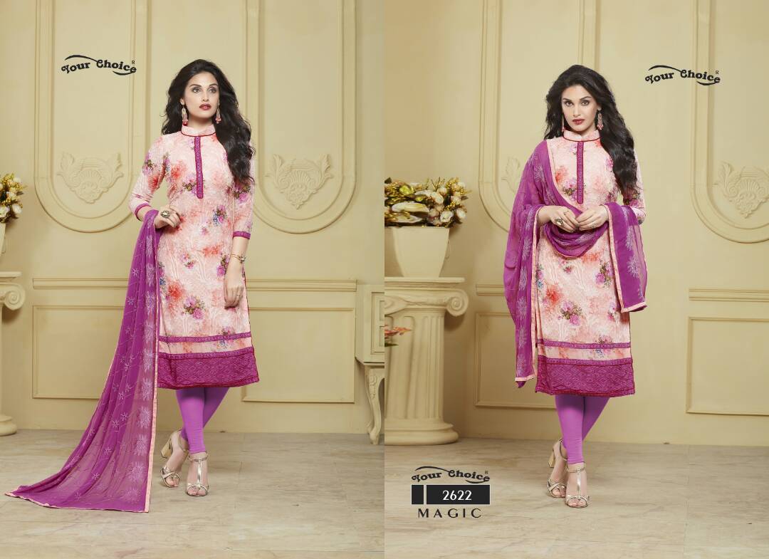 Ethnic Wear Set - Pure Bemberg Georgette Top, Santoon Bottom, Najnin Dupatta | Multi-color, Embroidered Pattern, Designer Style, Summer Fashion