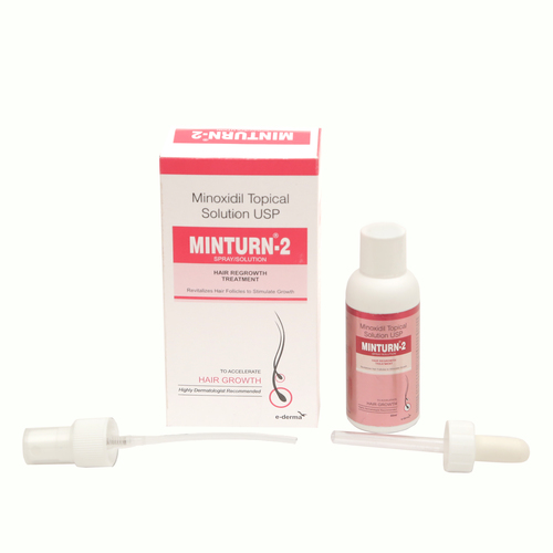 Minoxidil Lotion - Minoxidil 2/5/10% Composition, 60ml Pack Size, Brown Oil Form for Female & Male Pattern Baldness with 2-3 Years Shelf Life