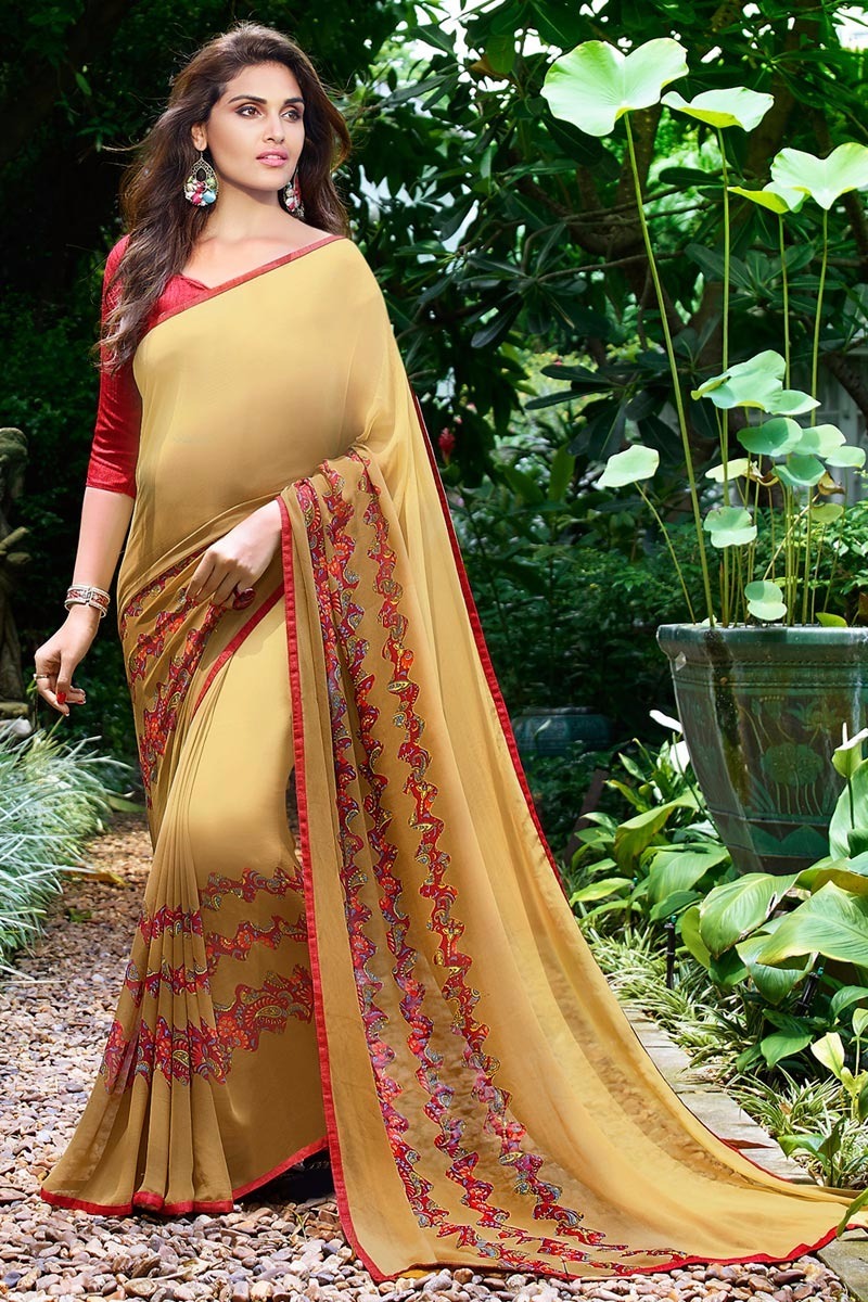 Georgette India Saree