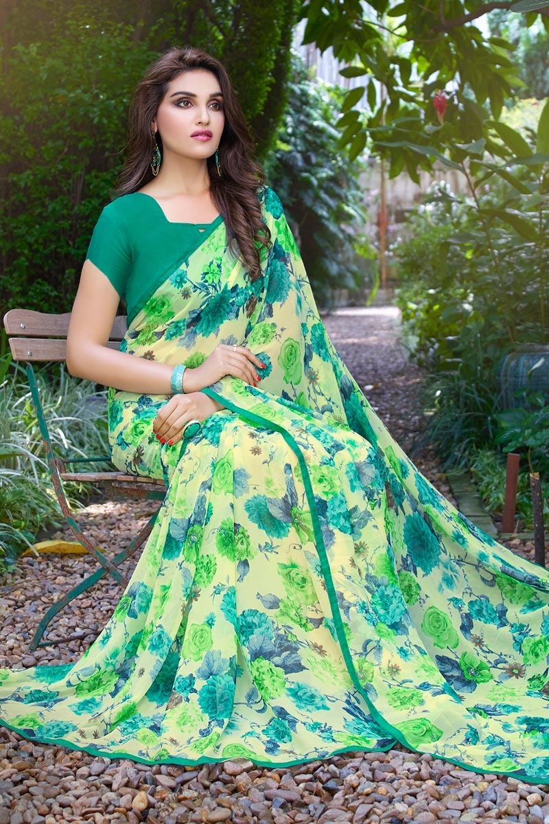 Georgette India Saree