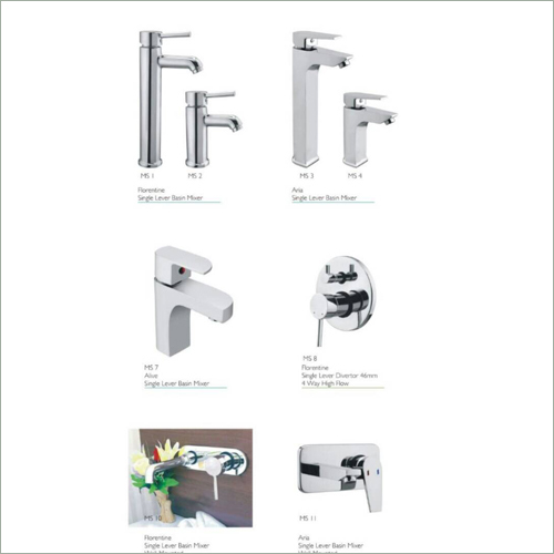 Single Lever & Divertor - Metal Pipe Connection, 31.5 x 19 x 7 cm, Rectangular Shape - Premium Quality Design