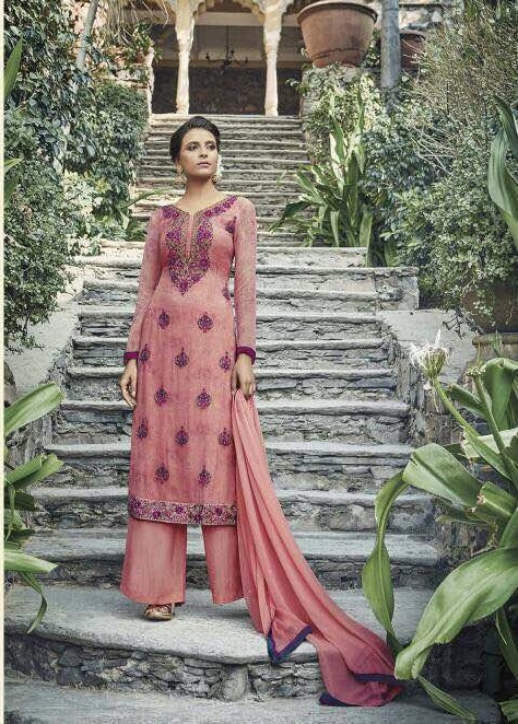 Embroidered Unstitched Salwar Kameez