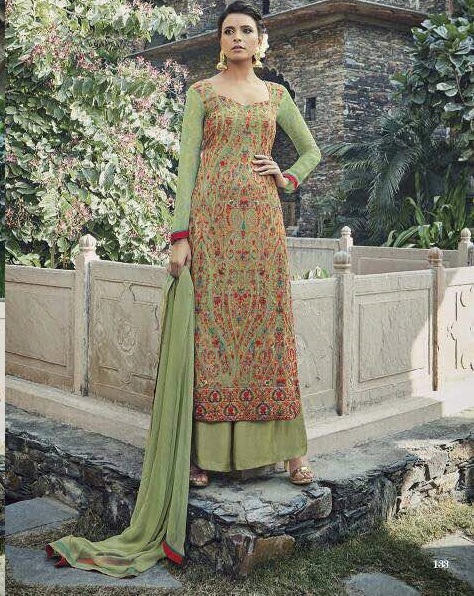 Embroidered Unstitched Salwar Kameez