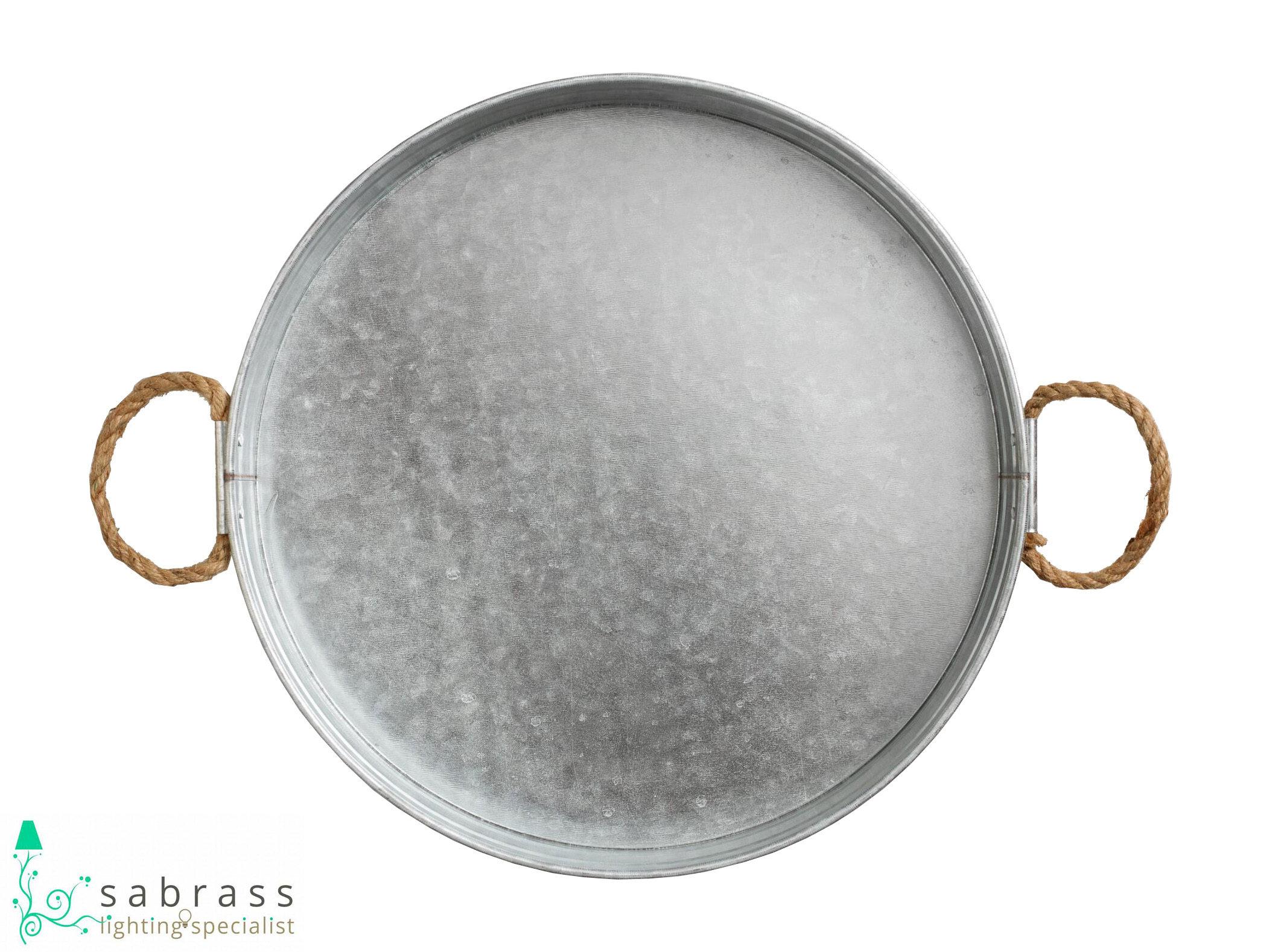 Galvanized Round Feeding Tray Dimensions: Dia - 38 X Ht - 8 Centimeter (Cm)