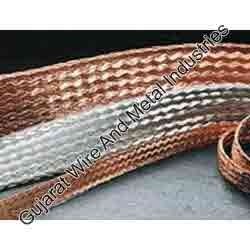 Bronze Flat Copper Braided Wire