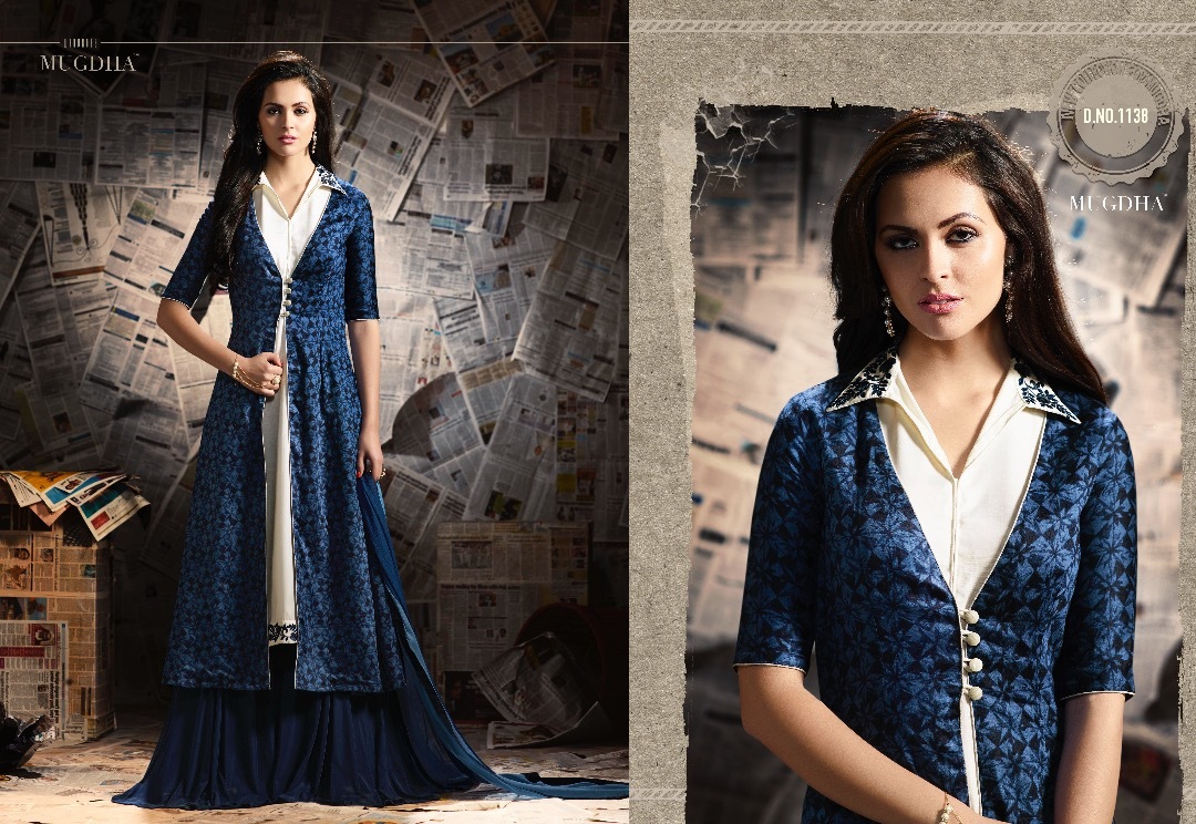 Mugdha Salwar Suit - Pure Fabric Top, Cotton Satin Printed Bottom, Jacquard Net Dupatta With Lace Border | Summer Ethnic Wear, Embroidered Bridal Style, 6 Elegant Designs