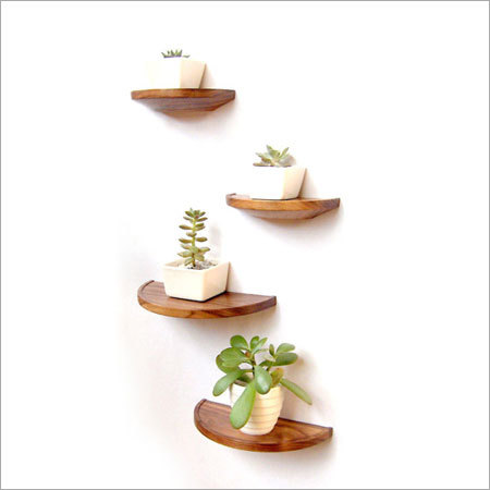 लकड़ी के तैरते दीवार के शेल्व्स