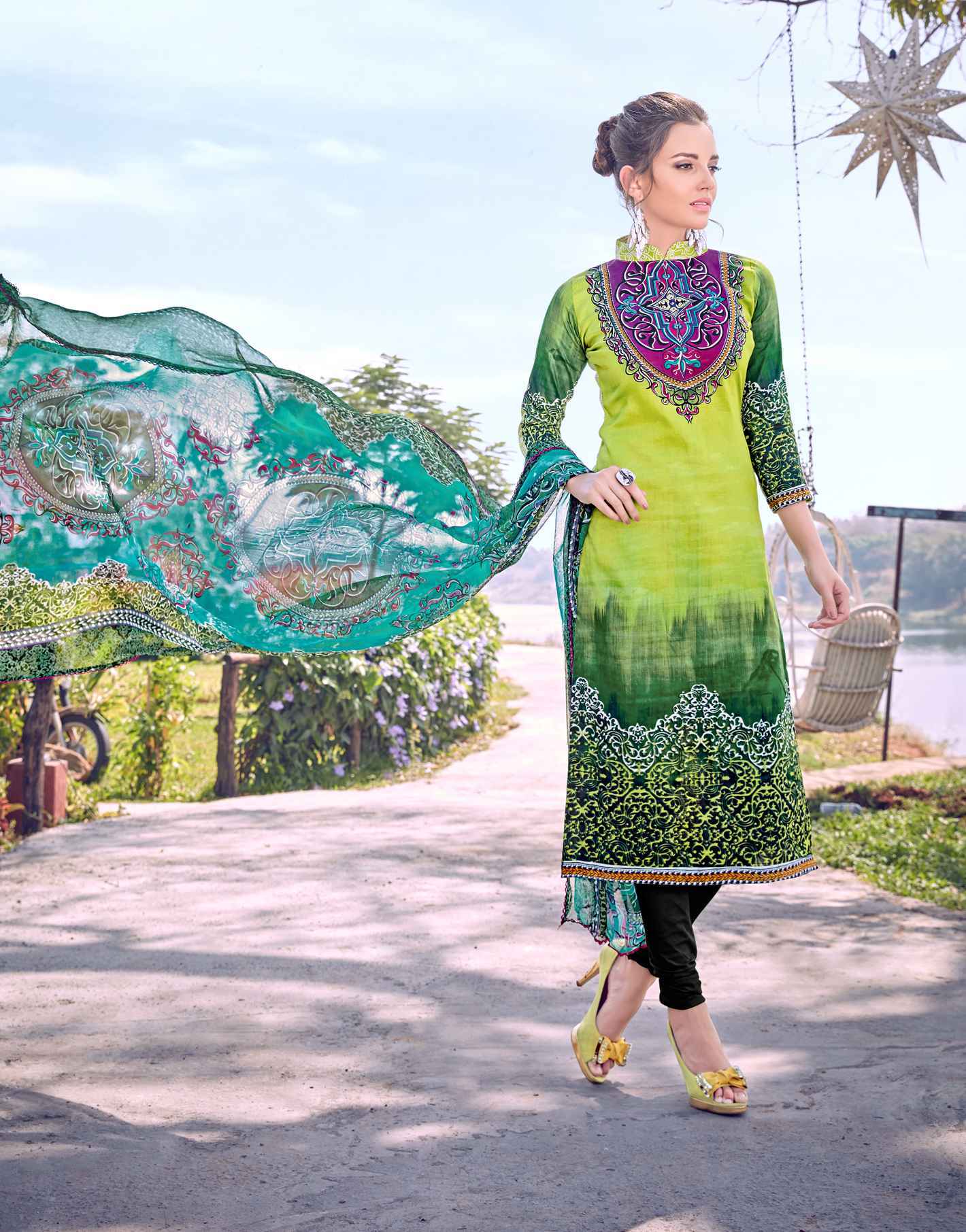 Designer Cotton Salwar Kameez