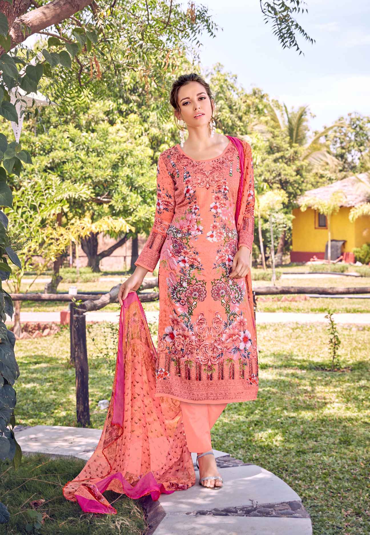 Designer Cotton Salwar Kameez