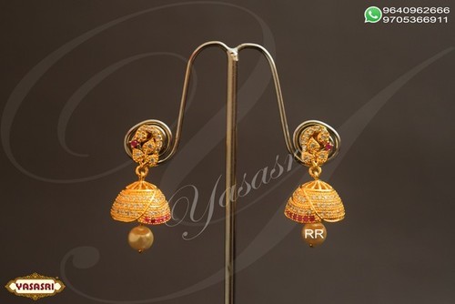 Golden Ladies Designer Earrings