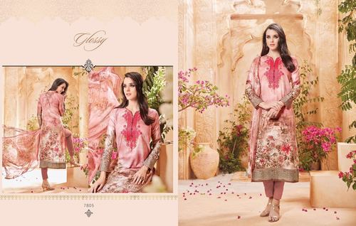 Full Sleeves Cotton Salwar Kameez