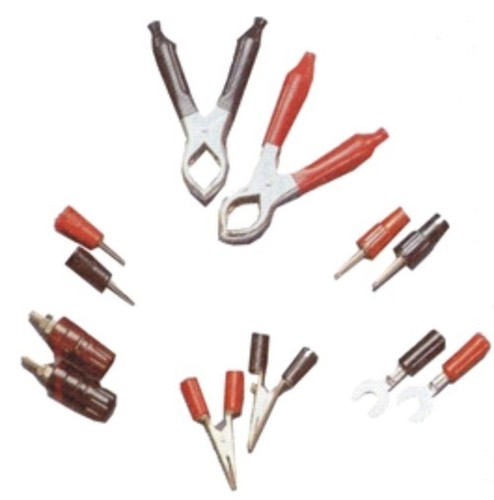 INSULATED SOCKET TERMINALS - Plastic Body, 4mm Captive Head Socket, Nickel Plated Brass Inserts, Black/Red Color, Pack of 10 | Ideal for Lab Use