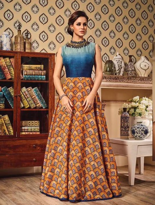 Islamic Anarkali Suits - German Silk Top, Santoon Bottom, Chiffon Dupatta, Customized Size Up To 42, Embroidery And Handwork
