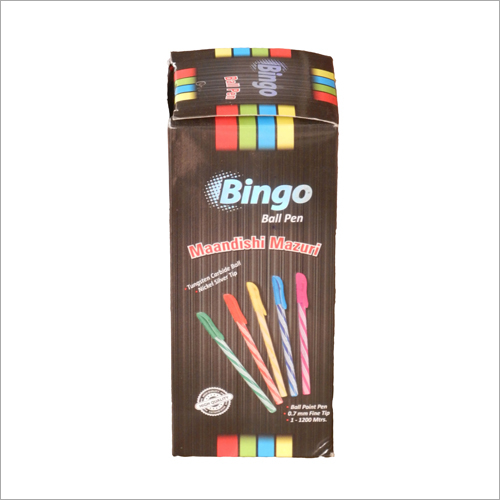 Bingo - 142mm Length, 7.3mm Diameter | Cheap Disposable Pen, Smooth Writing With Long-lasting Blue Ink
