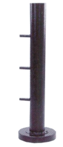 SPOUTING CYLINDER - Mild Steel, Brown Color, Laboratory Use, 1-5 Kilograms | Well-Painted Metallic Design with Three Variable Height Orifices