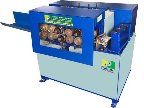 Automatic Bamboo Round Stick Machine- 3 Cutter