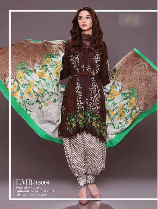 Printed Pakistani Cotton Salwar Kameez