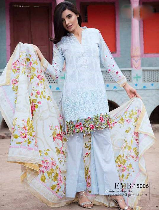 Printed Pakistani Cotton Salwar Kameez