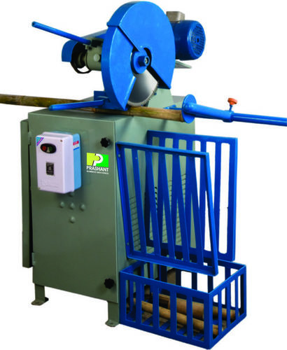 Blue Bamboo Cross Cutter Machine