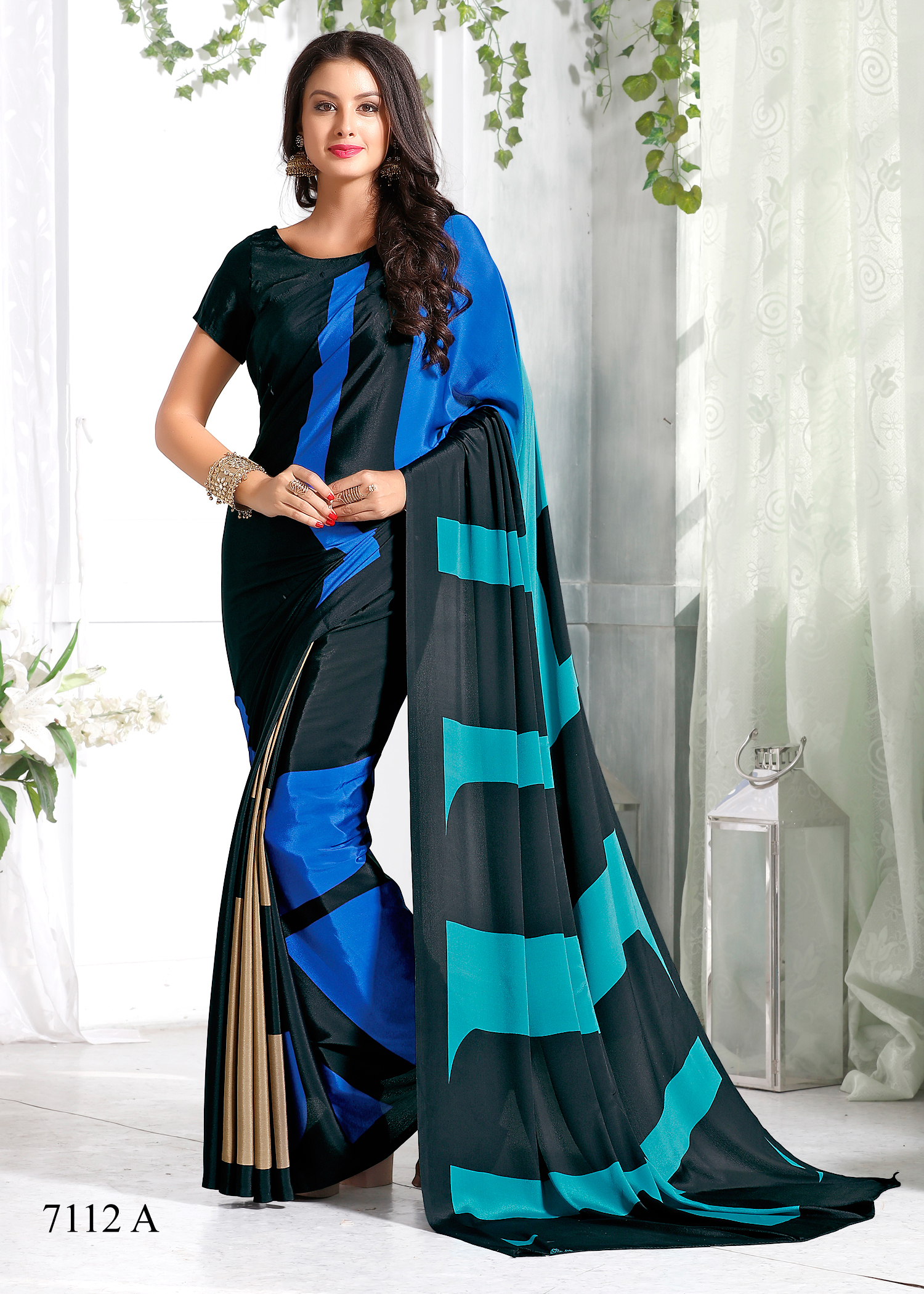 Crepe Indian Traditional Sarees