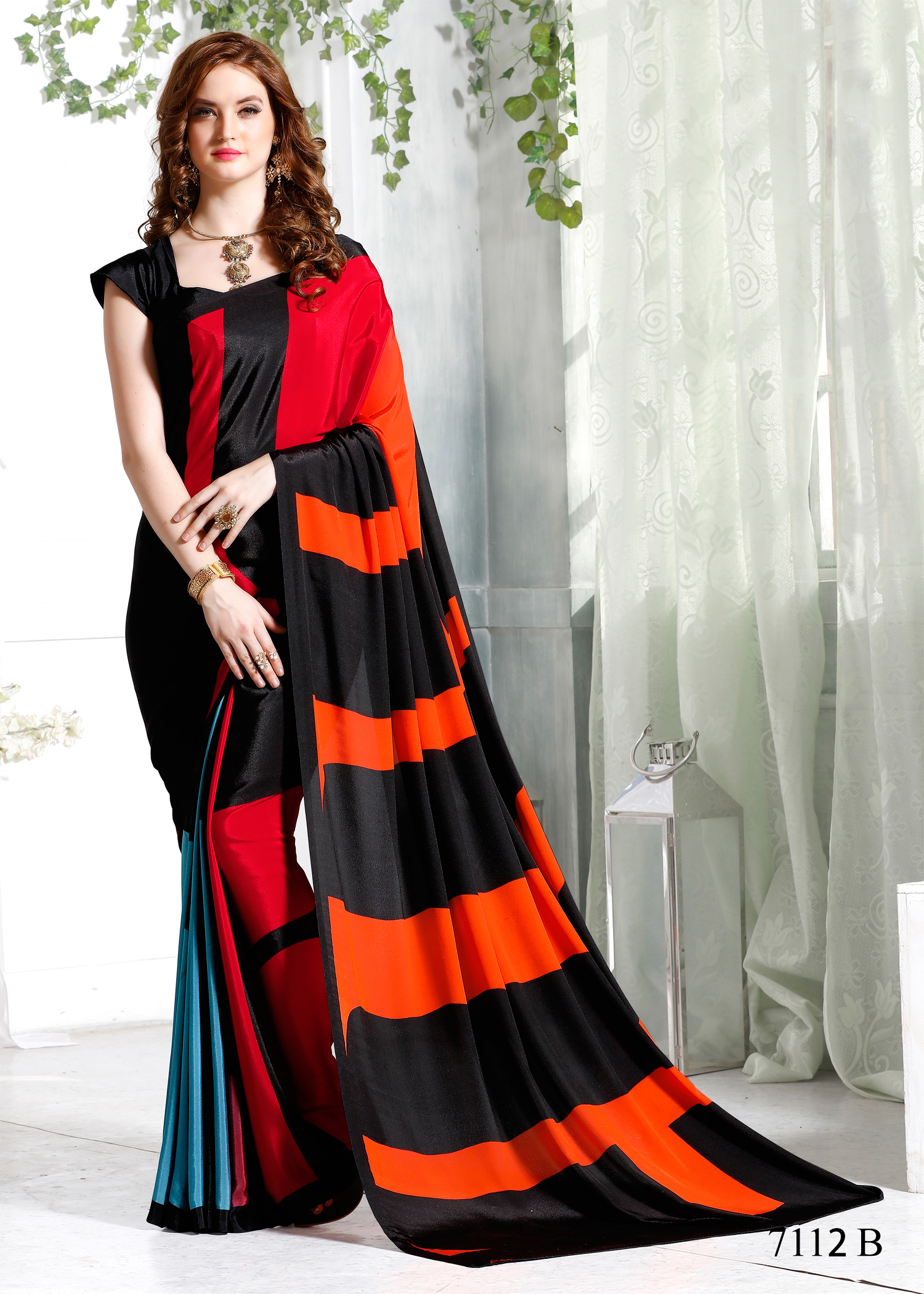 Crepe Indian Traditional Sarees