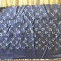 श्रीजी ग्लिटर पेस्ट ऑन डेनिम डिज़ाइन के साथ