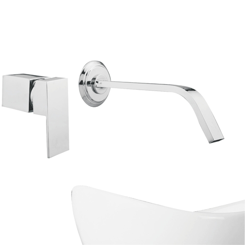 Stainless Steel Square Wall Mounted Single Lever Mixer