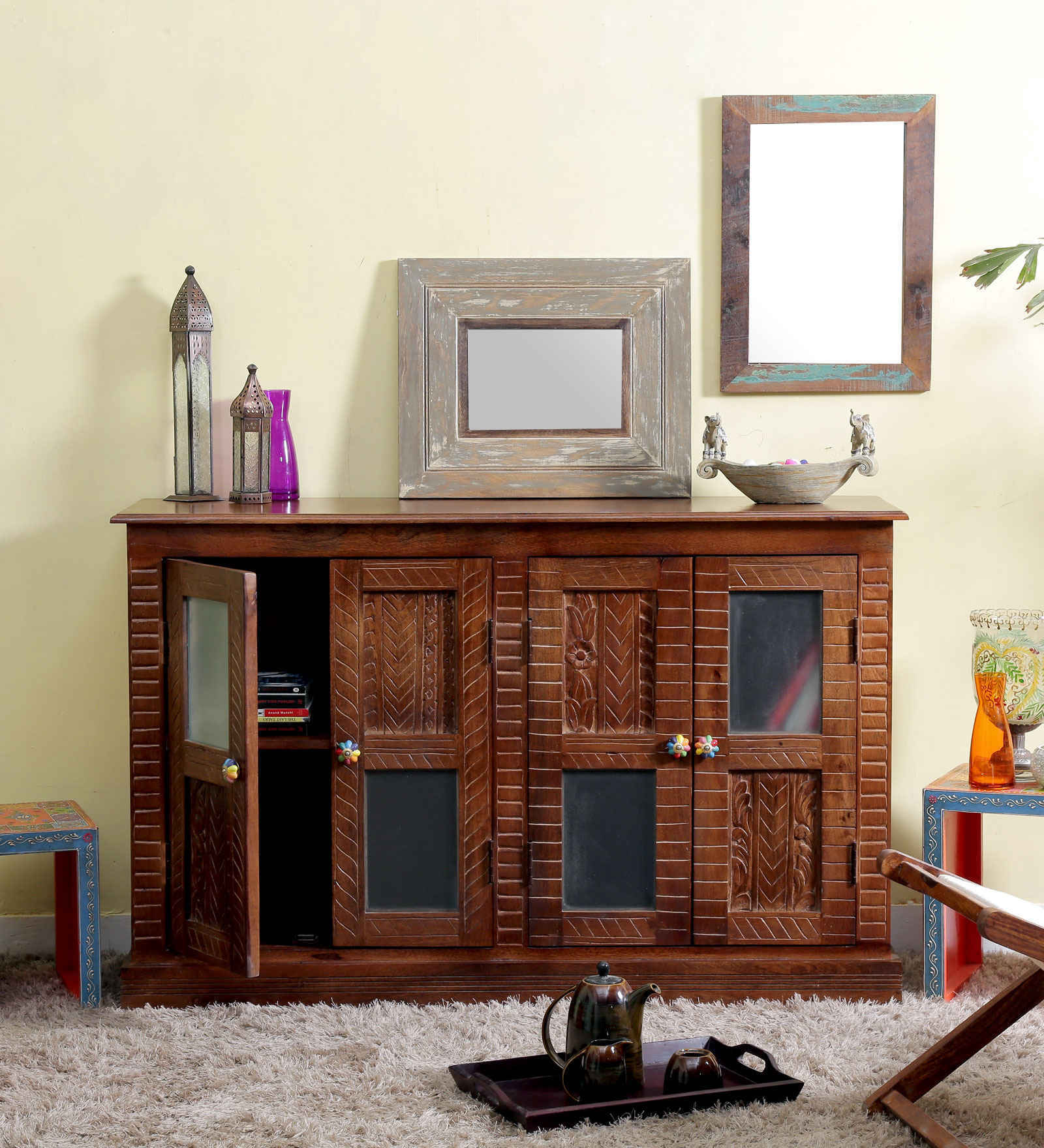Wooden Sideboard Table