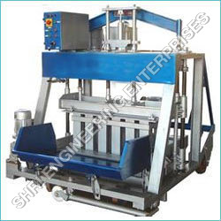 Hydraulic Concrete Block Making Machine - Steel Material, 2.1m x 1.6m Dimensions, Blue Color | Automatic Operation, Hydraulic Oil Cooling, 900-1200 kg Weight