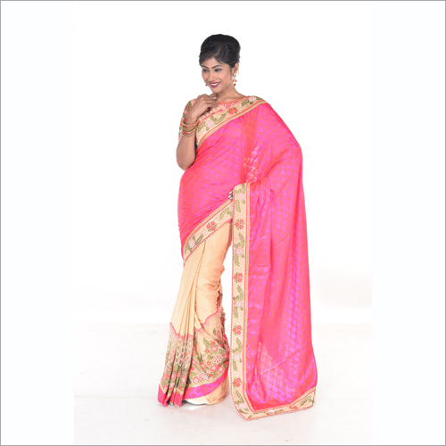 Pink Designer Sarees