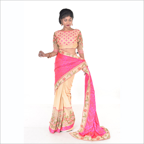 Pink Designer Sarees