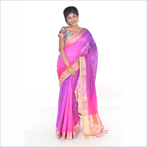 Cotton Silk Designer Kalamkari Saree