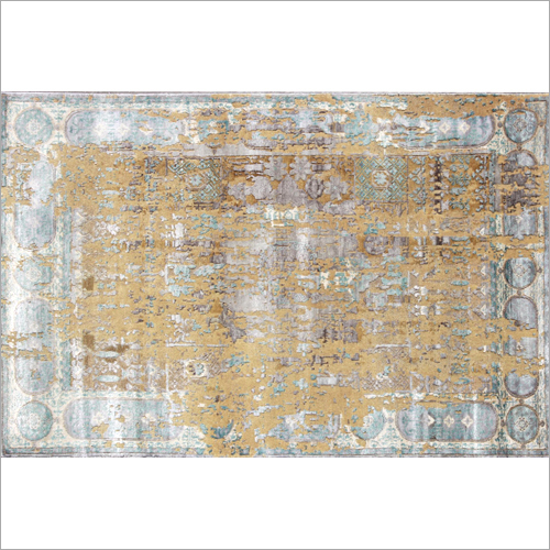 Hand Knotted Designer Silk Carpet