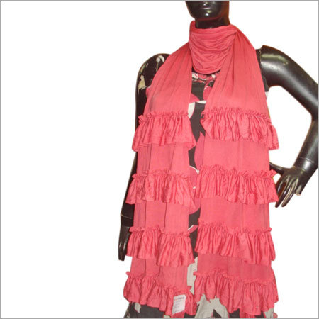 Jersy Fill Scarf At Border