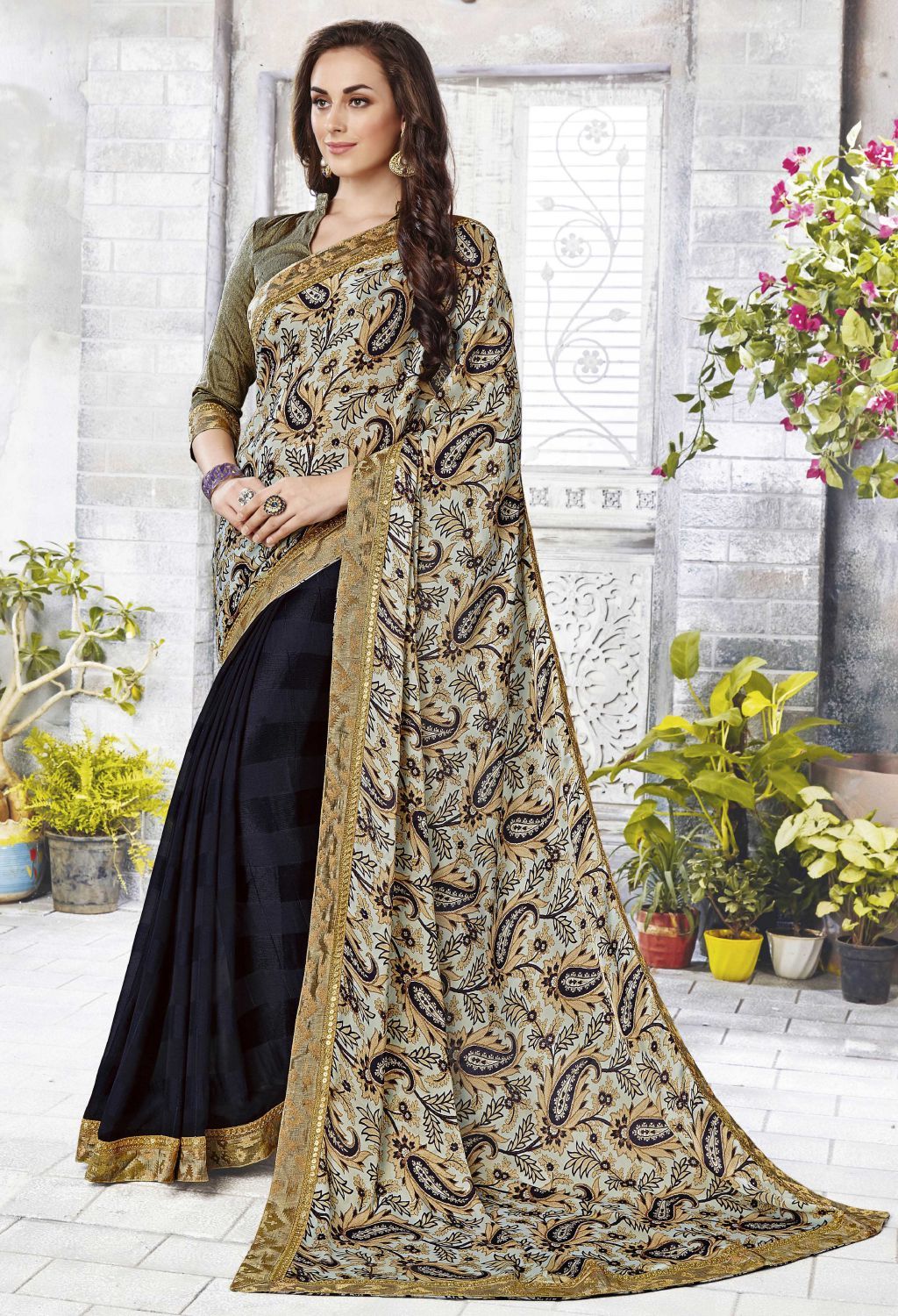 Georgette Half Sarees