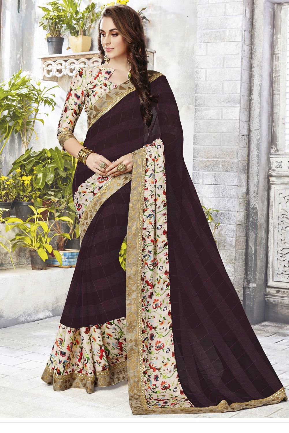Georgette Half Sarees