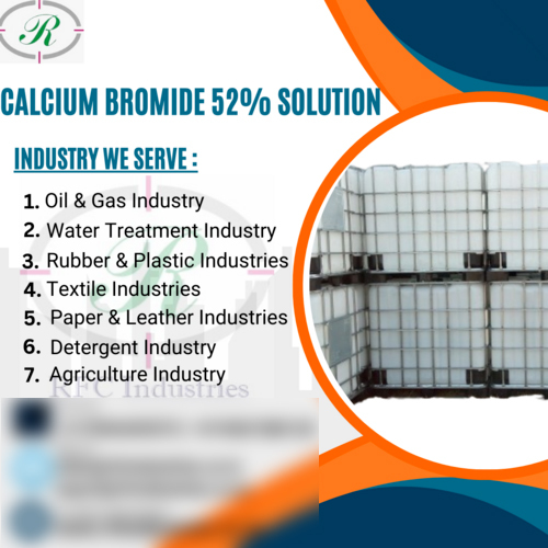 Calcium Bromide 52% Solution - Application: Oil Industry